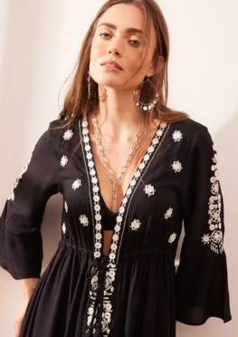 Embroidered Jacket In Contract