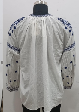 Embroidered Cotton Top